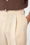 Stone High Waist Pleated Relax Fit Men's Trousers - 5