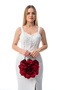 Perla |   Pearl Embellished Large Flower Design Evening Dress Ç Bag - Special Occasion E Clutch Bag Wedding & Wedding Accessory - 3