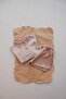 Dark Beige Striped Koala Embroidered Polo Neck Shorts Suit - 6