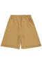 Embossed Striped Shorts for 6-9 Years Old - Mustard - 2