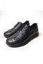Men's Leather Full Comfort Casual Shoes S572 - Black - 40 - 5