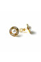 Love Pearl Button Model Clip-On Non-Tarnish Women's Earrings