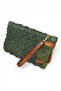 Women's Handmade Khaki Color Clutch Portfolio Bag - 2