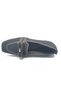 Feles kurdela Buckle Detail blunt nose women's Ballet Flats shoes black - 5