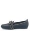 Feles kurdela Buckle Detail blunt nose women's Ballet Flats shoes black - 4