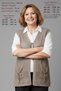 Knitwear Large Size Women's Summer Set of Cotton Spring Anti-Sweat Lace-Like Knit Long Tunic Mother Mink Vest