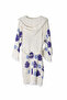 Muslin Dark Blue Coral Bathrobe - 2