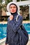 ملابس السباحة المغطاة بالكامل بنمط R2402 - 4