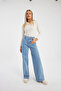 NEW SEASON Ice Blue Comfort Wide Leg Jeans - 2
