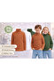 Turtleneck Cotton Stretch Fabric Long Sleeve 3-Piece Sweatshirt