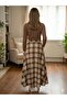 Plaid long skirt - 2