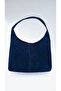 Coquette - Cobalt Suede Shoulder Bag, Large Size, Large Volume - 3