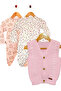 2-Pack Baby Rompers 100% Cotton + Acrylic Knitwear Knit Vest