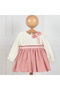 Elegant Lace Top and Pastel Tone Baby Girl Dress - 2