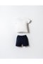 Baby Boy Shorts T-Shirt Set 100% Cotton Summer Baby Set with Stretchy Shorts - 4