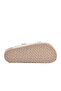 White Double Striped Anatomical Women's Slippers - 5