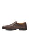 Brown Laceless Leather Gel Sole Men's Casual Shoes - 4