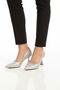 Silver Women's Heeled Shoes