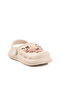 Ecru Girl's Sabo Slippers - 3