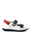 Navy Blue White Red Boy's Flat Sandals