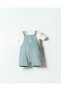 Baby Boy Muslin Salopet Set 100% Cotton Summer 2-Piece Baby Set T-Shirt Salopet