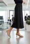 Beige Wrinkled Women's Heeled Shoes - 3
