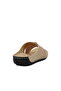 Beige Anatomical Women's Flat Slippers - 4
