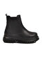Black Fur Women's Chelsea Boots - 2