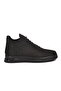 Black Nubuck Genuine Leather Fur-Lined K Non-Slip Men's Flat Boots - 2