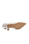 Silver Women's Heeled Shoes - 5