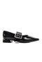 Black Patent Leather Women's Evening Dress Shoes