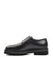 Black Genuine Leather Men's Classic Shoes - 2