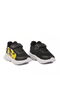 Black Yellow Mesh Velcro Unisex Children's Sports Shoes - 3