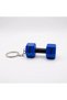 Pinkbell Set of 3 3D Printed Dumbbells Keychain – Blue, Pink, Black – 20kg Written Mini Weights – - 3
