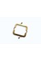 Cornered Gold Color Bag and Wallet Clips Mini Size 6 cm - 3
