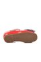 Lightweight Girl's Ballerinas with Red Patent Leather Ribbon - 5