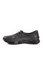 Black Genuine Leather Women's Casual Shoes - 2