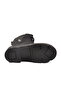 Black Fleece-Lined Girl's Flat Boots - 5