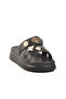 Black Eva Women's Flat Slippers - 3