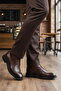 Brown Lace-Up Genuine Leather Men's Classic Boots - 3