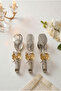 Sapphire Silver Flower Figured 3-Piece Serving Tongs Set - 4