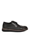 Black Lace-Up Men's Casual Shoes