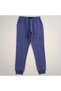 100% Cotton Embroidered Ribbed Waist Track Pants / Single Pants / Trousers 9Y,10Y,11Y,12Y Men's Blue - 3
