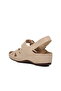 Beige Women's Flat Sandals - 4