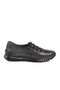 Black Genuine Leather Women's Casual Shoes