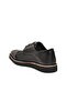 Black Lace-Up Men's Casual Shoes - 4