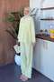 Linen Trouser Suit Yellow - 4
