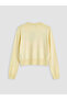 Xside yellow bicycle collar women's knit cardigan - 2