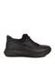 Black Floter Genuine Leather Lace-Up Men's Casual Shoes - 2