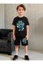 Six Seven 67 Printed Children's T-Shirt Shorts Bottom-Top Combination Set - 2
